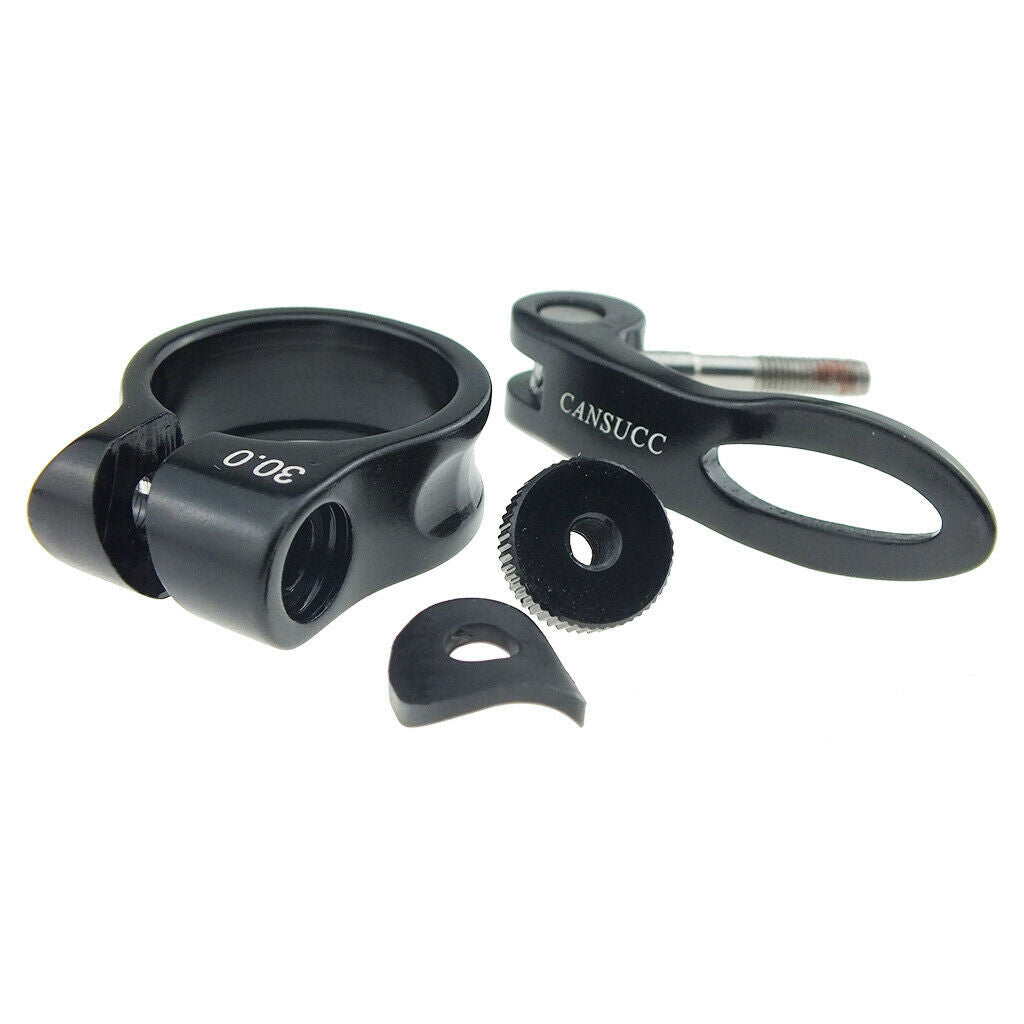 2Pcs 30mm Bike Seat Post Clamp Collar for 25.4/27.2mm Bicycle Seat Post Tube