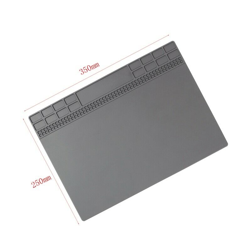 Gray Heat Insulation Solde Mat Working Mat Heat-Resistant Solde Station RepairJ8