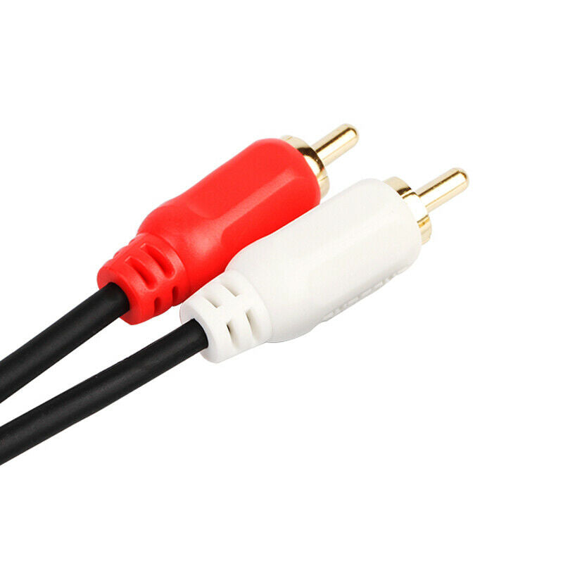 Bluetooth 5.0 Radio Stereo Audio Cable Adapter 2RCA Connector Music Aux For Car