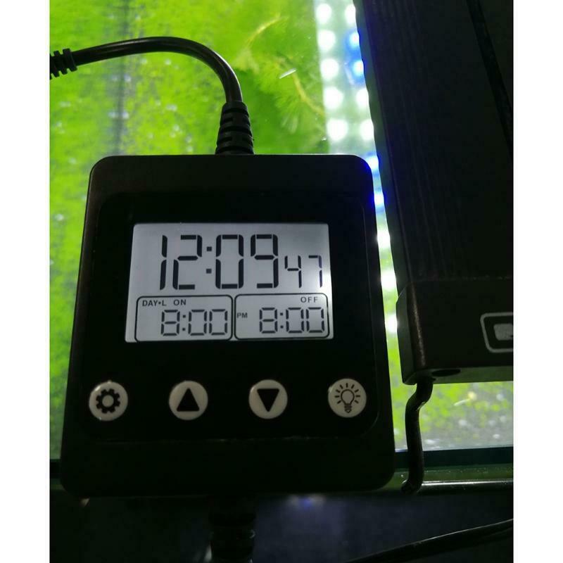 Aquarium LED Light Controller Dimmer Modulator with LCD Display for Fish Tank