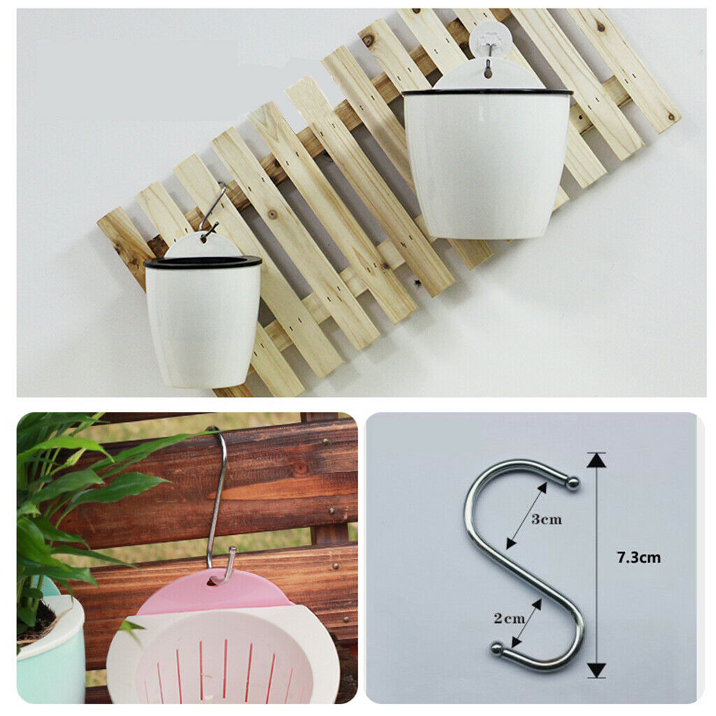 3x Self-watering Wall Floating Flower Pot Flowerpot for House Garden M