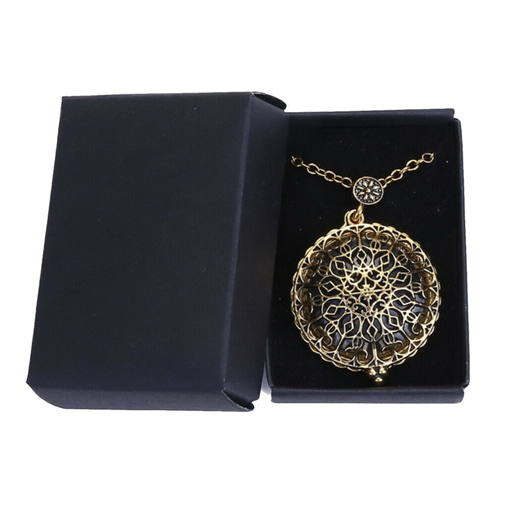 Alloy Magnifying Glass Pendant Necklace Hip Hop Choker Jewelry Accessories