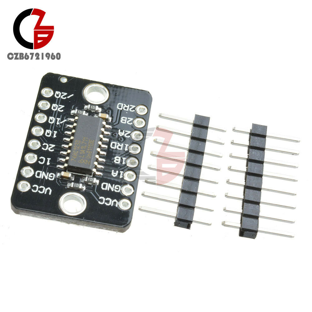 74HC123D Dual Retriggerable Monostable Trigger Multivibrator With Reset Module