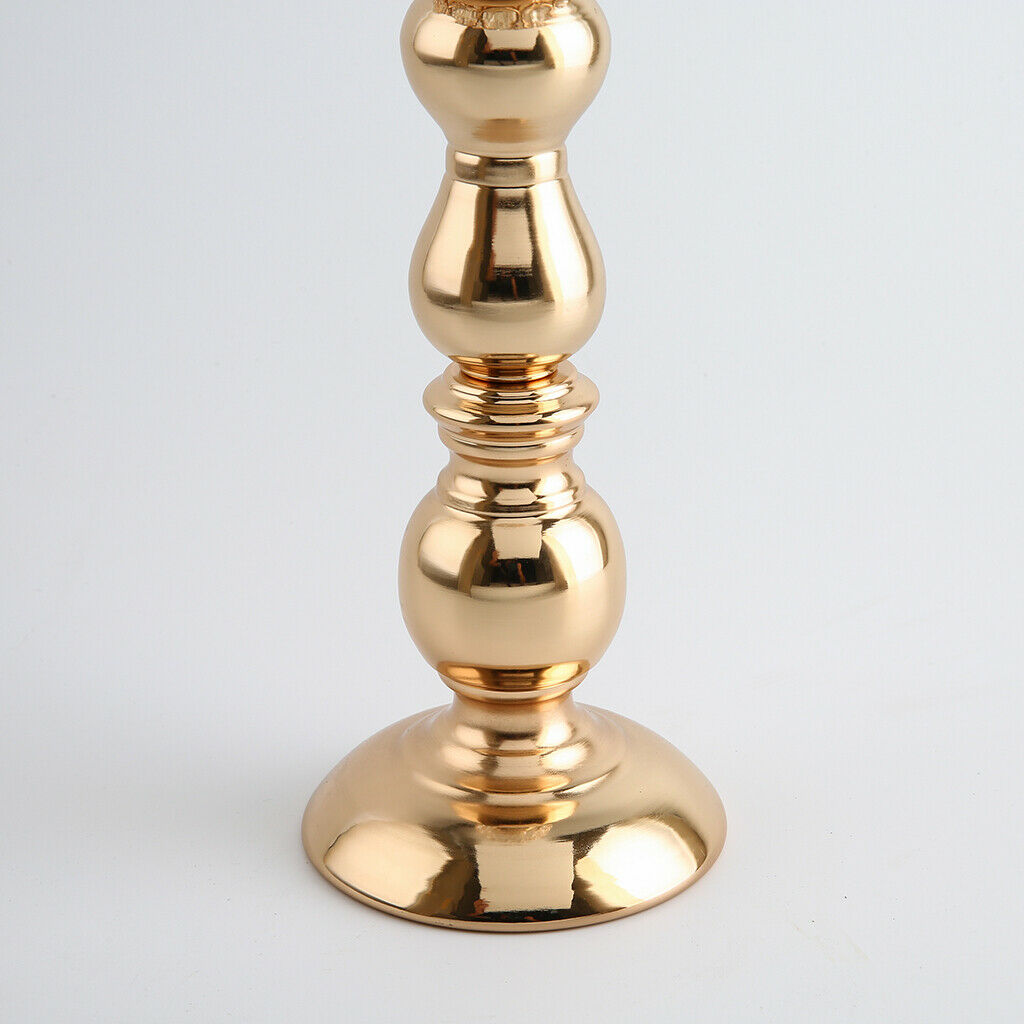 2pcs Candle Holder Stick Candlestick Crystal Vanity Dresser Bedroom Decor