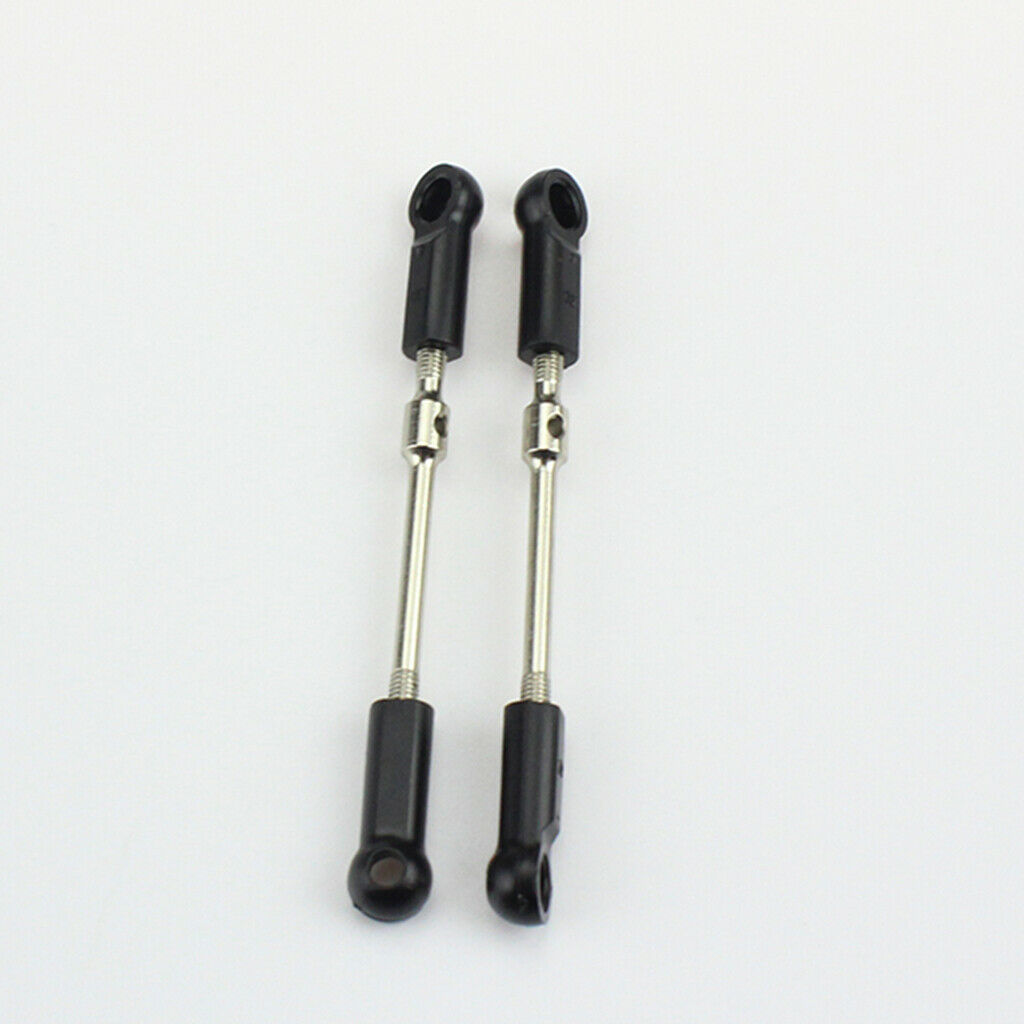 2Pcs RC Car Steering Servo Linkages Pull Rod for Wltoys 104001 1/10 RC Car