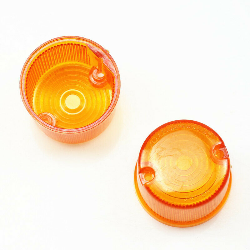 Amber Turn Signals Light Lens Cover Lampshade For Kawasaki KDX250 KDX200 KLX250