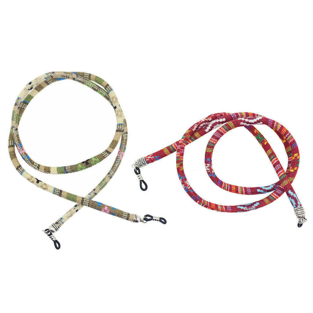 2X Anti Slip Sunglass Neck Cord Strap Eyeglass Glasses String Lanyard Holder