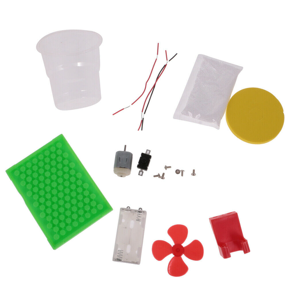 Kid Science Experiment Kits - DIY Electric Electrostatic Snow & Colorful Fiber
