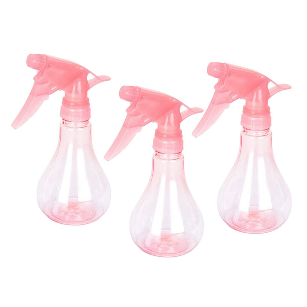 3pcs Misting Spray Bottle for Haircut Salon Skin Care Pet Washing Pink