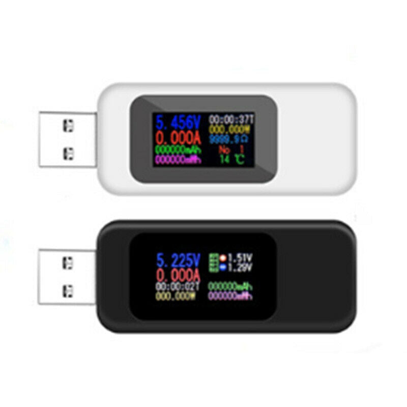 2X(USB Digital Display Voltmeter DC Current Meter Mobile Phone Charging DetW4R8)