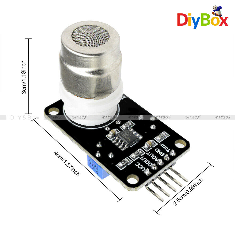 CO2 Carbon Dioxide Gas MG811 Sensor Module Detector with Analog Signal Output