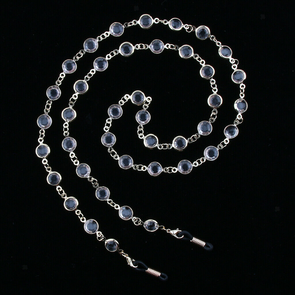 Sunglasses Rope / Metal Rope for Sunglasses Neck Strap Holder with Crystal Beads