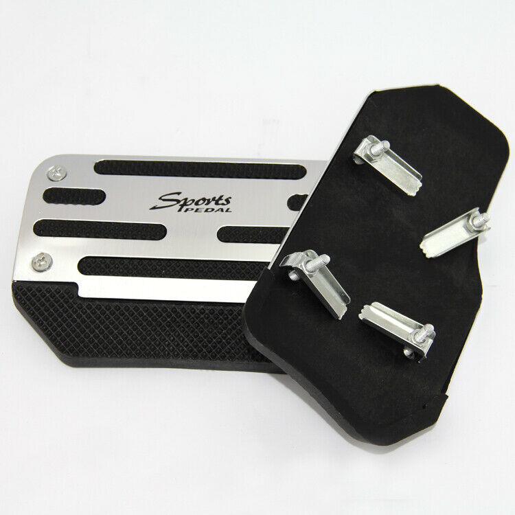 2X Aluminum Non-Slip Automatic Car Brake Accelerator Pedal Pad Cover Universal