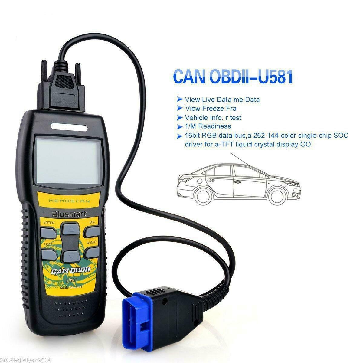 Car Truck U581 OBD2 OBDII EOBD Code Reader Scanner Auto Diagnostic Scan Tool