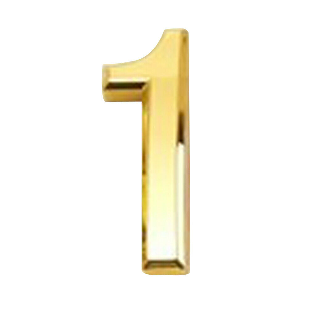 Lots 3 Contemporary Door Numbers 1-3 Personalised Name House Gate Sign