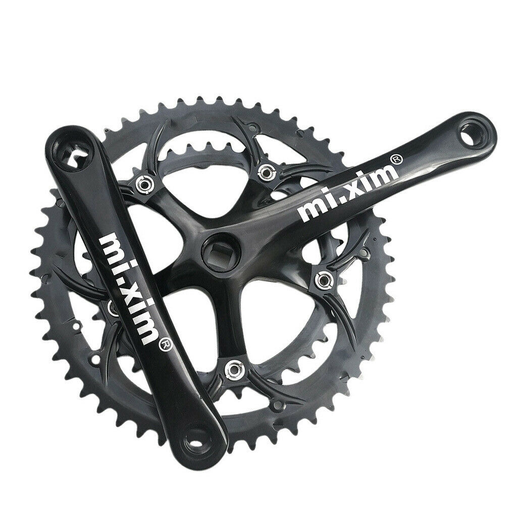 Alloy Crankset with 130BCD 170 High Tensile Steel Double Chainring