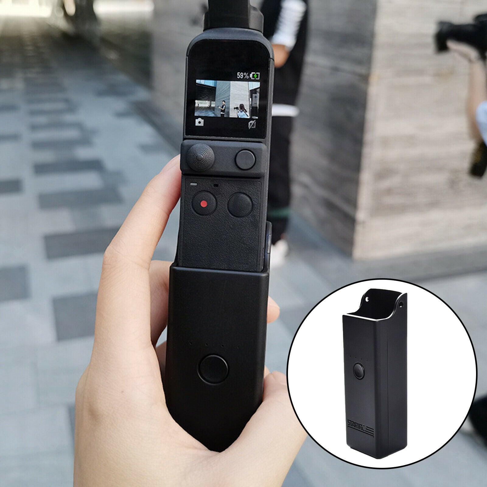 High Capacity Portable Power Bank Charging Case for DJI Pocket 2 Camera