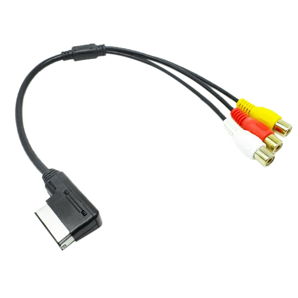 Car Audio Input Cable Adapter AMI to RCA Wire for Audi A3\A4\A5\A6\A8\Q5\Q7
