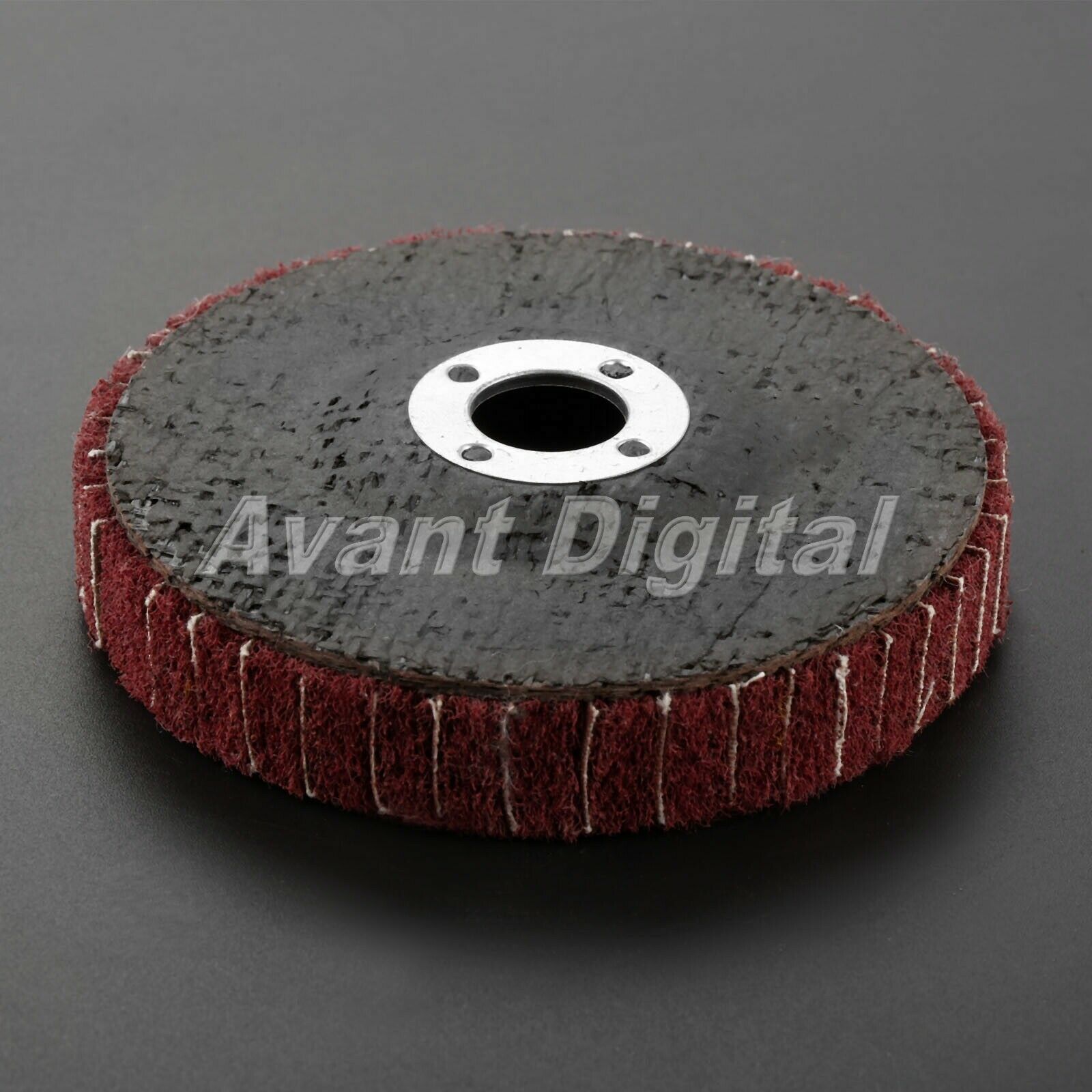 100mm Round 320# Grit Polishing Wheel Buffing Abrasive Grinder Rotary Tool Red