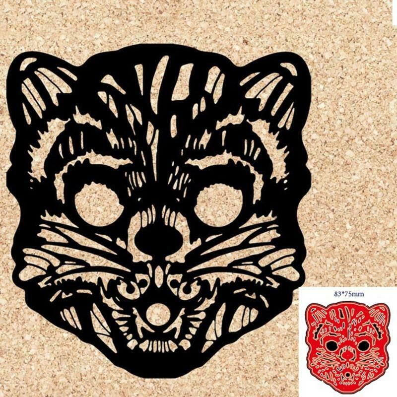 Lifelike Tabbt Cat Die Cutter Template Exquisite Embossing Script Die Stencils