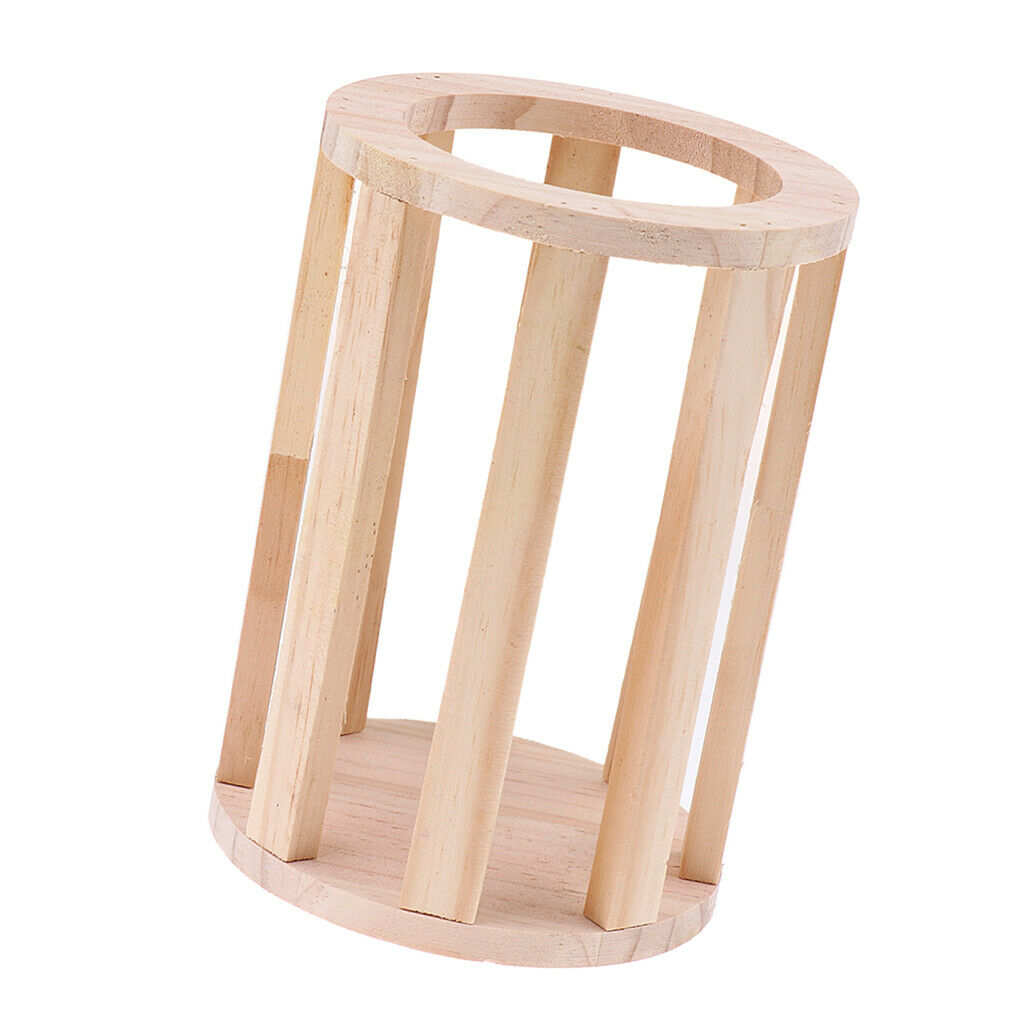 Small Pet Wooden Rack Feeder Hay Grass Nest Holder for Rabbit Guinea Pig