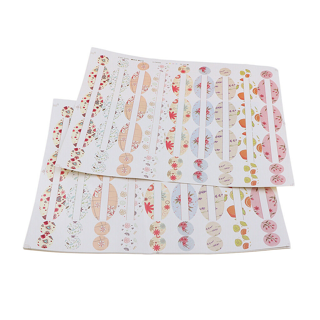 10 Sheets of Essential Oil Labels / Aromatherapy Labels PVC Adhesive Label