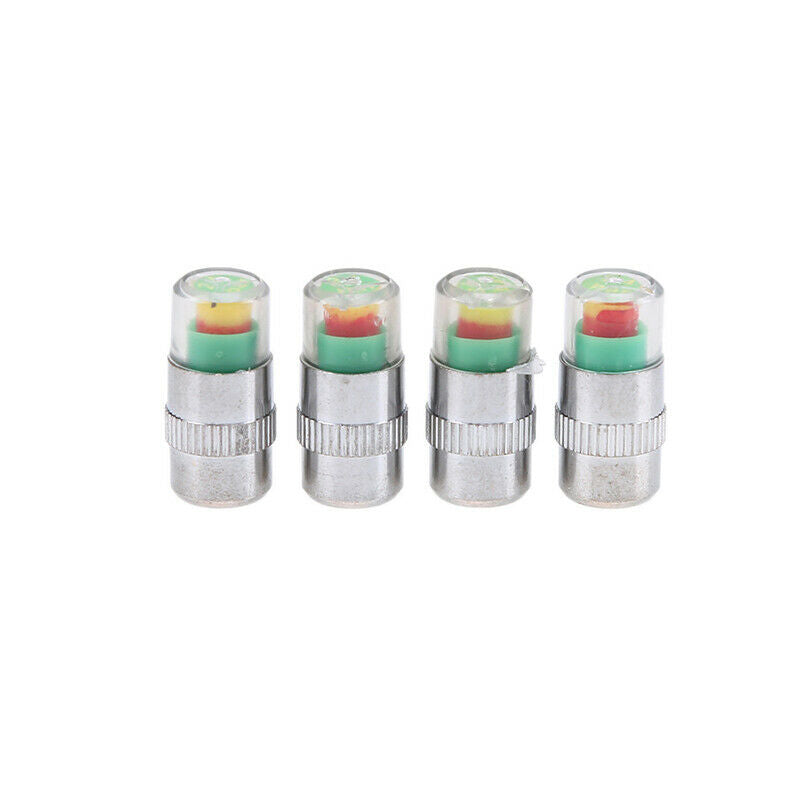 4pcs Car Tyre Stem Valve Caps Decor Cover Wheel Pressure Tire Air Sensor Dust
