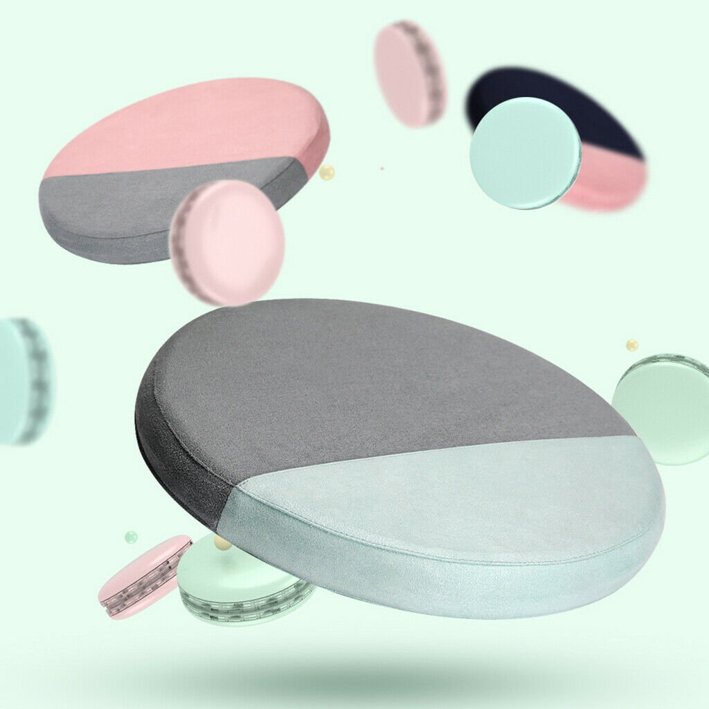 Round Chair Cushion Seat Pad Soft Breathable Bay Window Cushion  Grey Green