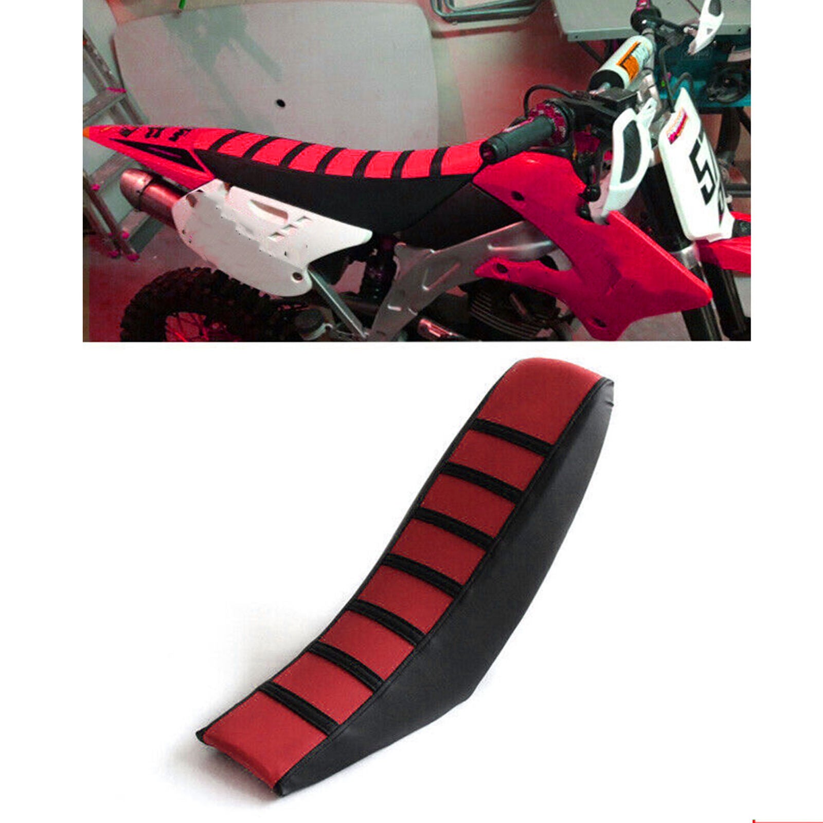 Motorcycles Dirt Bike Soft Seat Cover Top For Kawasaki KLR650 KLX250 KX85 KLX125