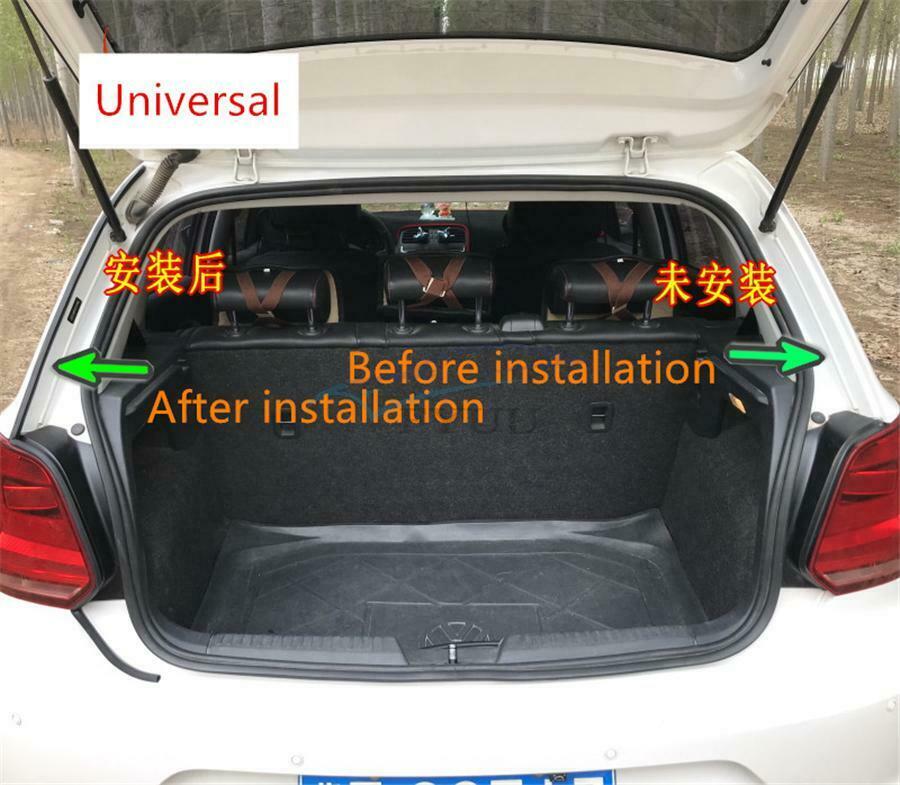 1 Pair Size 10 x 10mm Automotive Waterproof Dust-proof Rubber Trunk Seal Strip