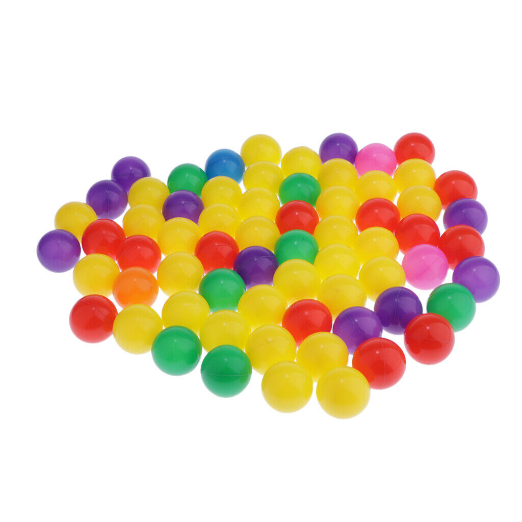 300x Colorful Mini Ocean Ball Soft Plastic Ocean Balls Baby Swim Pool Party