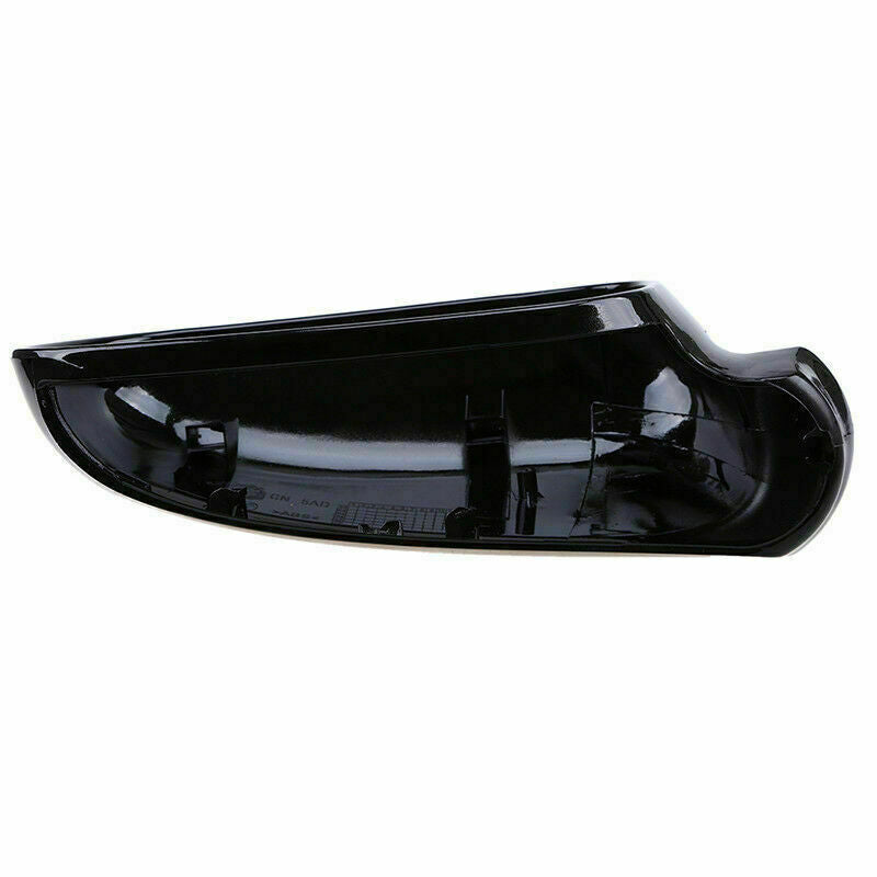 Left Door Side Gloss Black Mirror Cover Cap For VW Golf Jetta MK4 2000-2005