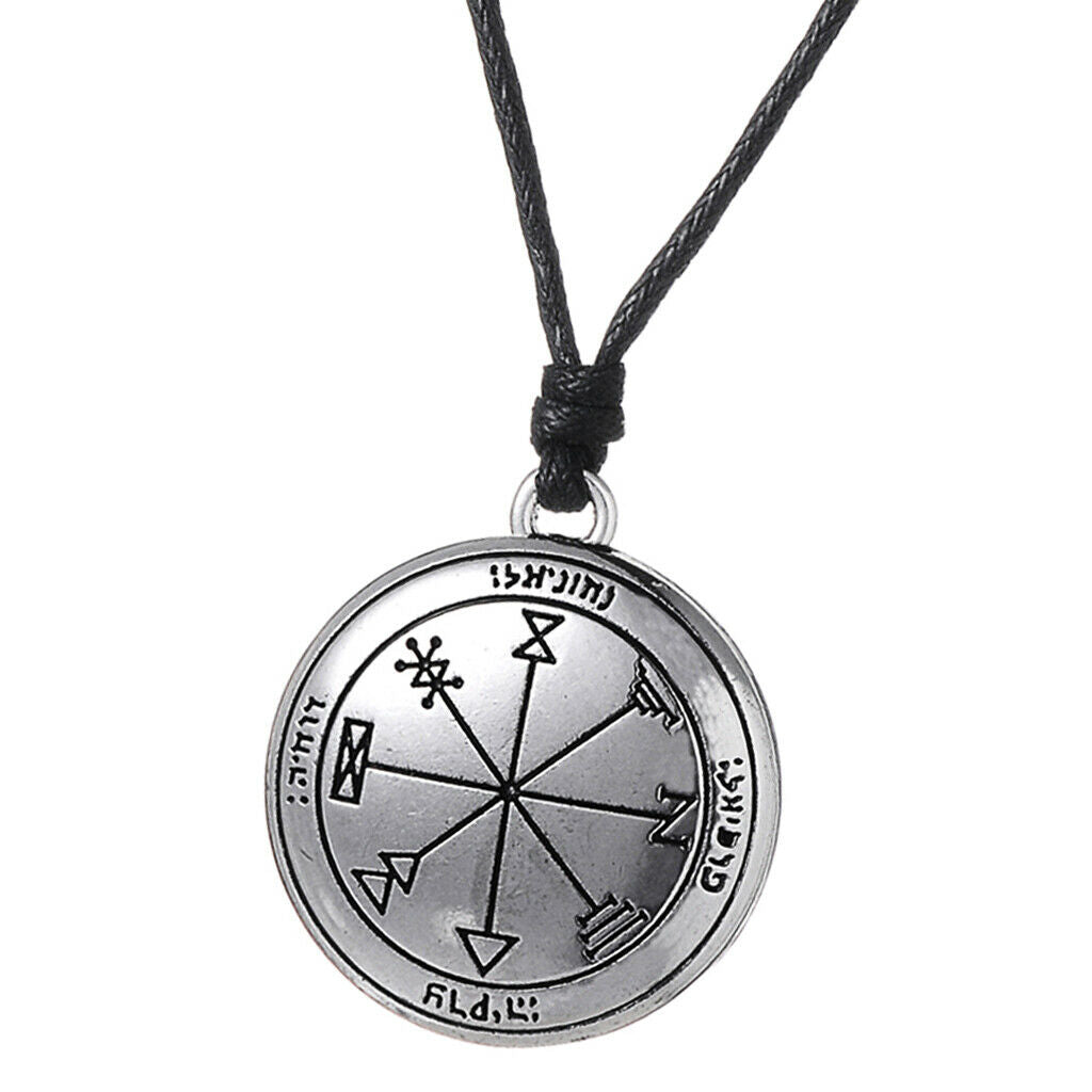 Exotic Talisman Viking Odin's Key of Solomon Seal Pendant Necklace Religion
