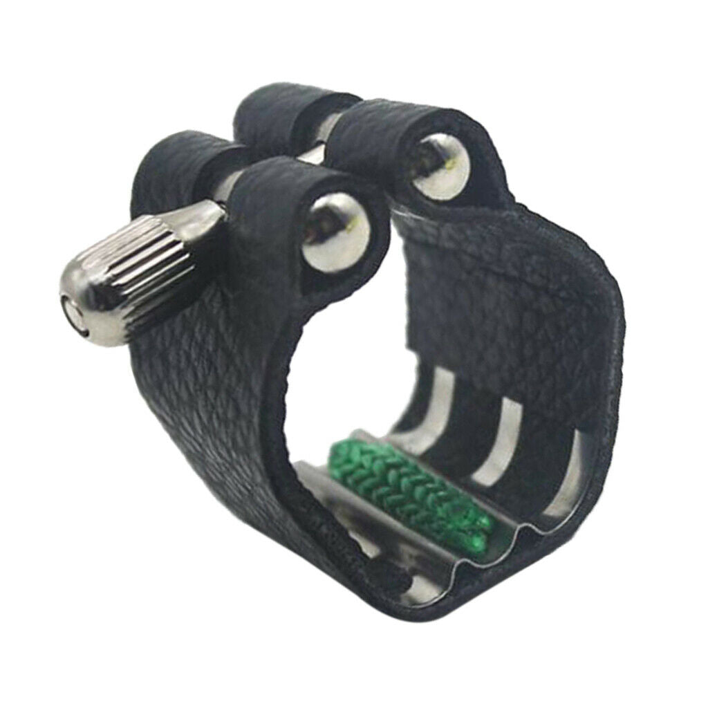 Soprano B Clarinet Mouthpiece Ligature Black for Instruments Accessories