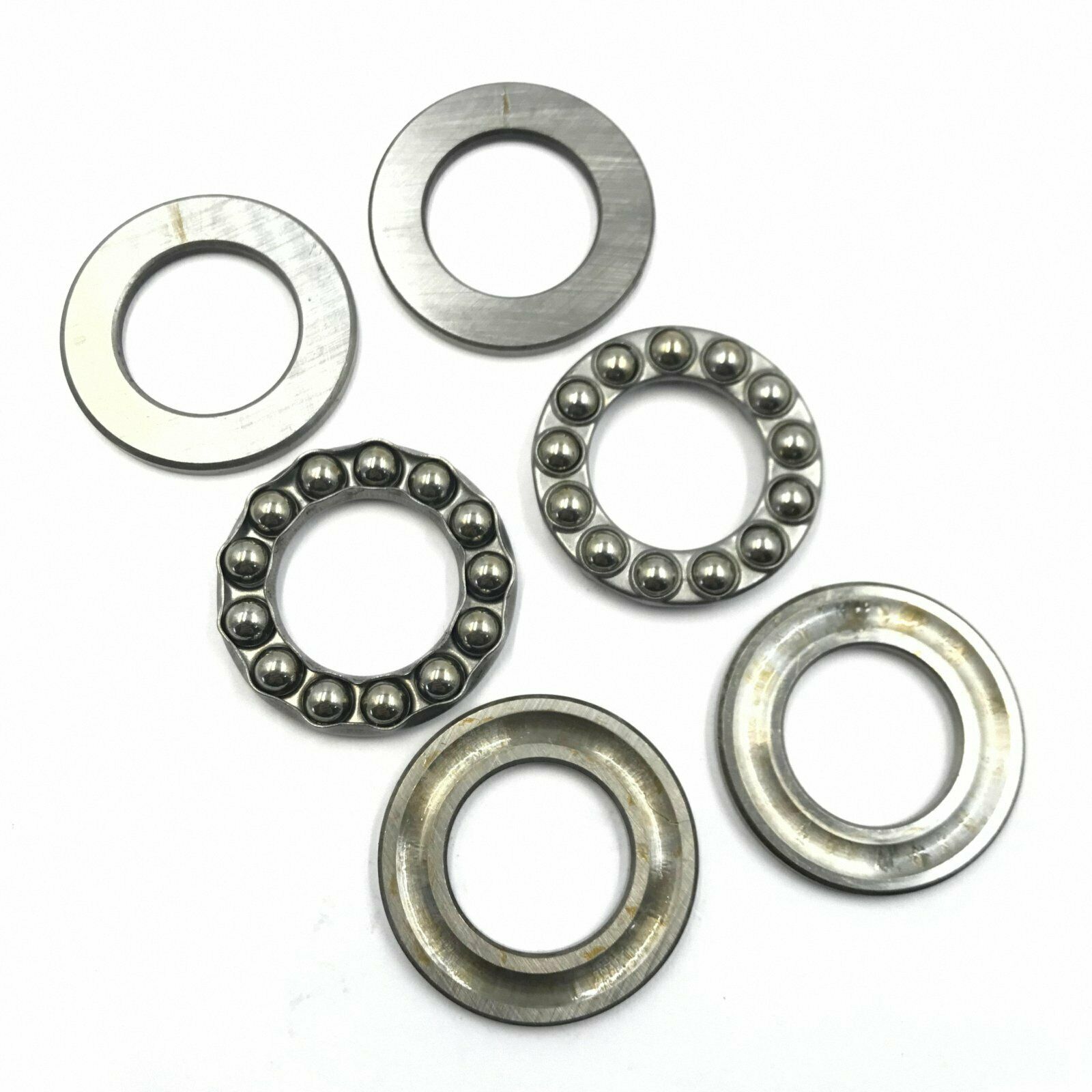 10pcs Axial Ball Thrust Bearing 120 x 155 x 25mm 51124 Stainless Steel [M_M_S]