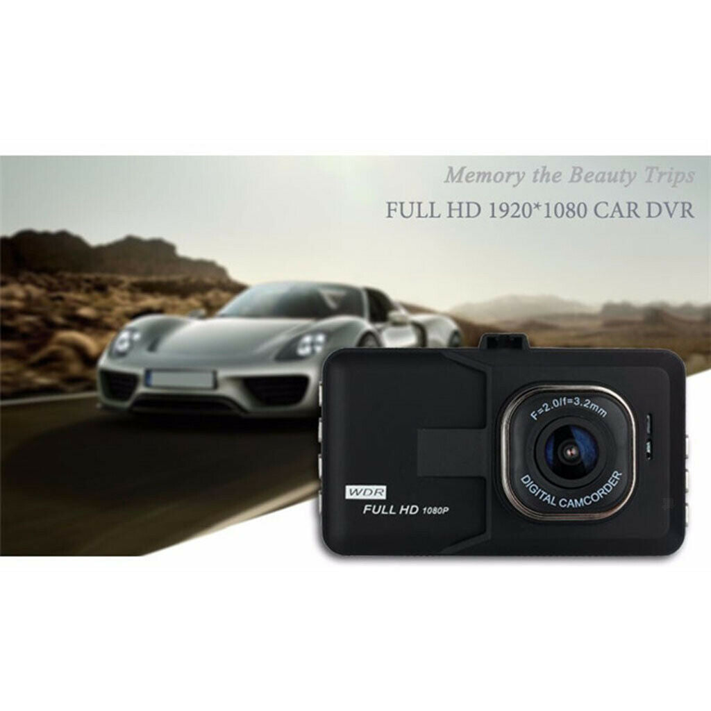 3.0'' HD 1080P DVR Dash Cam Recorder 120Â° Wide Angle Lens Night Vision