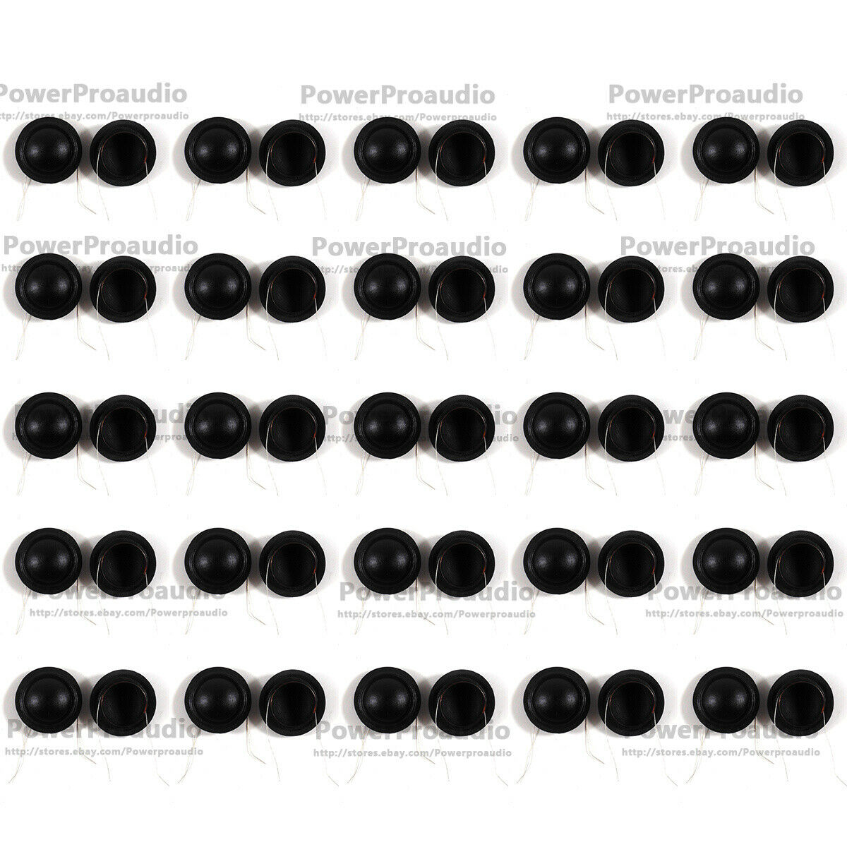 50 pcs/lot Aftermarket 19.43 mm tweeter diaphragm voice coil,silk Dome 4ohm 180°