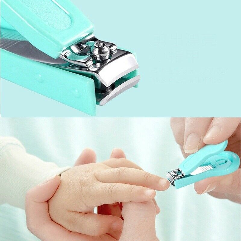 4Pcs/set Baby Infant Nail Clippers Scissor Tweezers Foot File Manicure Cutter
