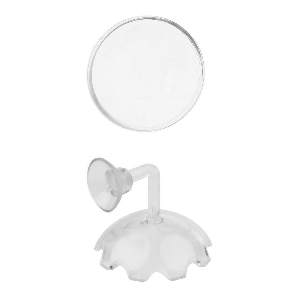 2 Pcs Feeding Dish Feeder - Never Run Out of Food for Shrimps, Transparent Basin