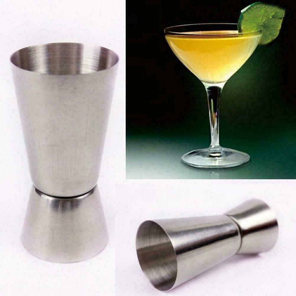 Measure Cup 25ml/50ml Jigger Single Double Shot Short Drink Spirit Cocktail Cups