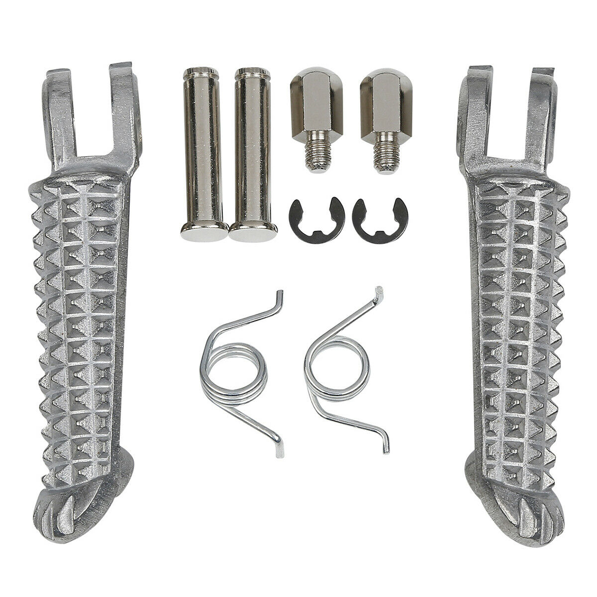 Front Footrests Foot Pegs Fit For YAMAHA YZF R1 R6 YZF600 R6S Black