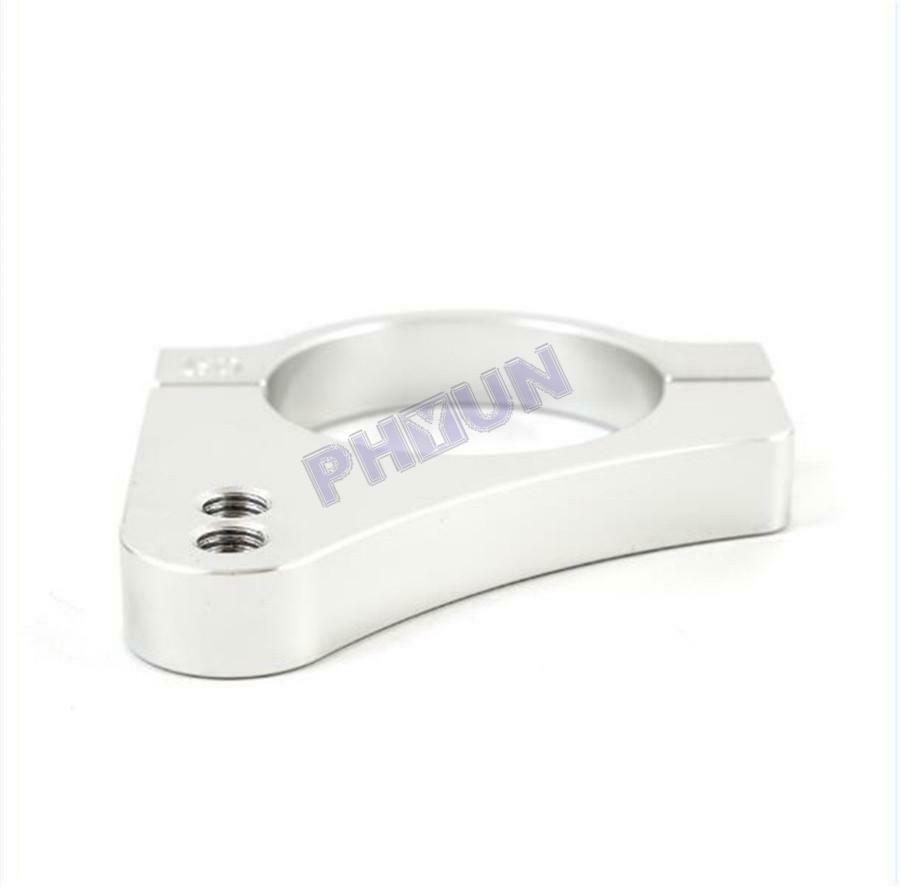 49mm Motorcycle Steering Damper Fork Frame Mounting Clamp Bracket Aluminum Alloy