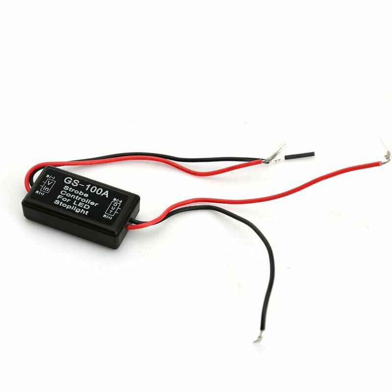 1X US LED Taillight Brake Stop Light Lamp Strobe Controller Box Flasher Module