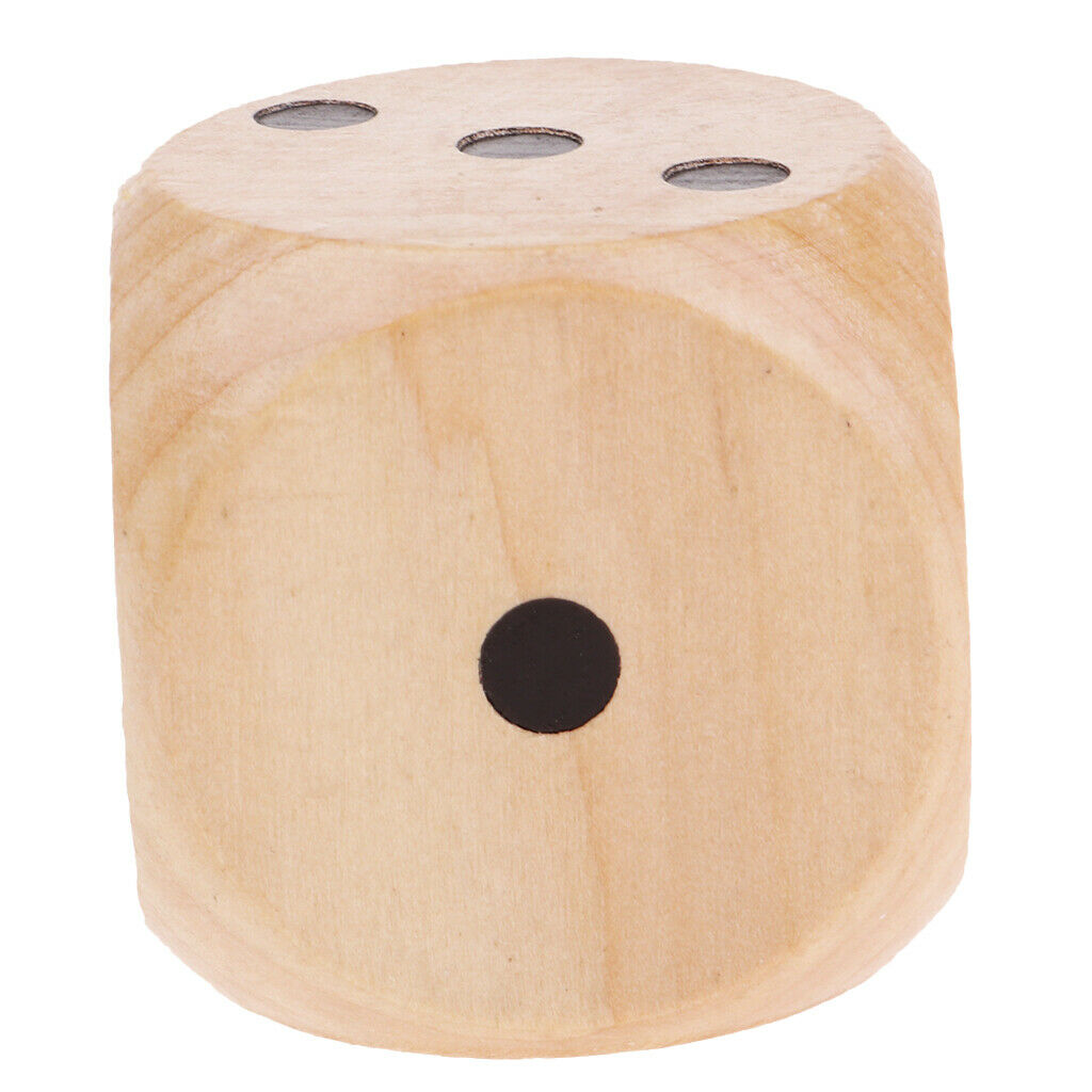 3Pcs Wooden D6 Dice Role Playing for DND RPG Dungeons and Dragons Board Game