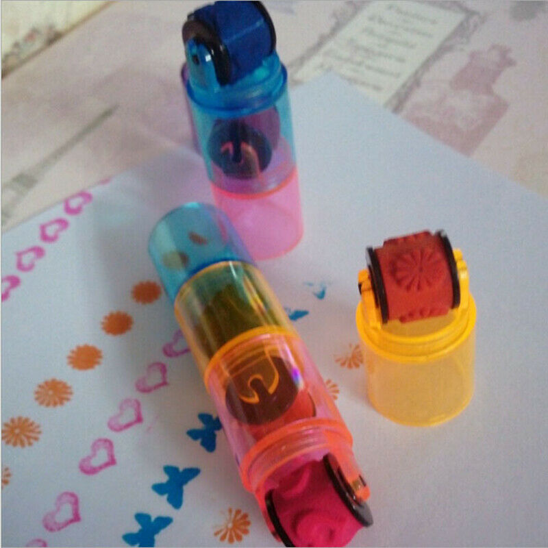 3Pcs Kid Colorful Image Learning Stamps Seals Educational DIY Drawing Toys -Y1