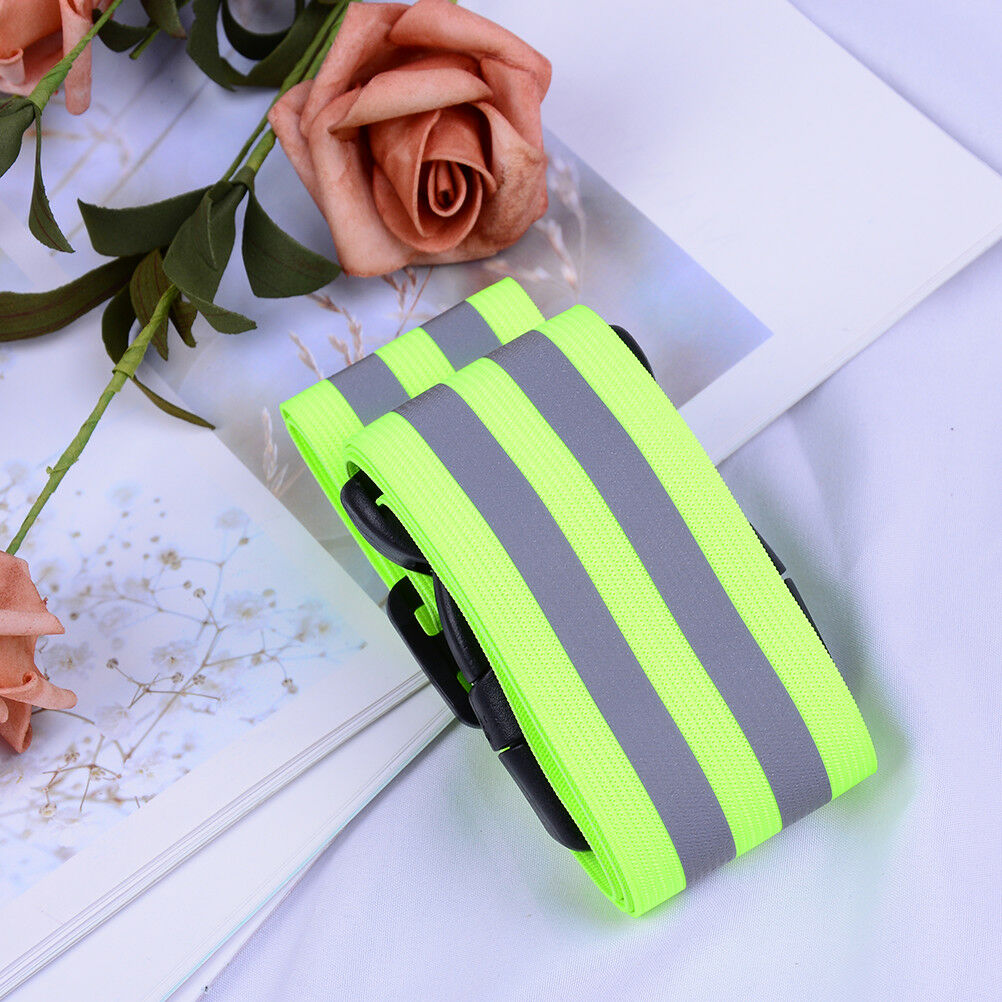 High Visibility Reflective Security Safety Belt Running Jogging Walking Bikin_DD