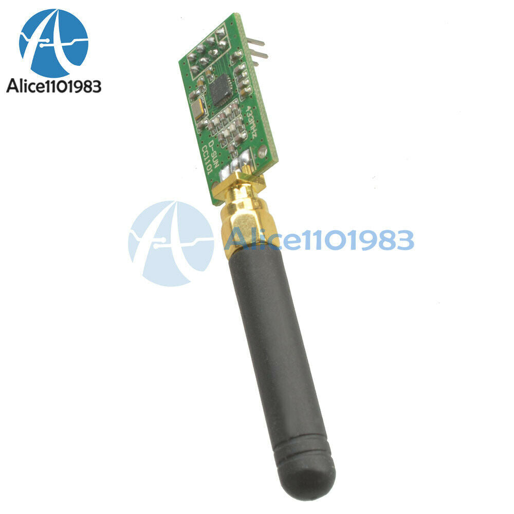 5PCS CC1101 Wireless Transceiver 315/433/868/915MHZ + SMA Antenna Module