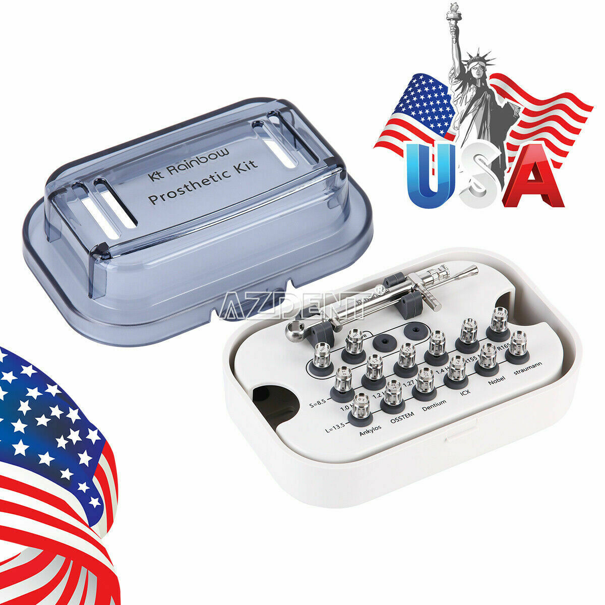 Dental 10-70NCM Implante Esfuerzo de torsión Llave inglesa Ratchet with Drivers