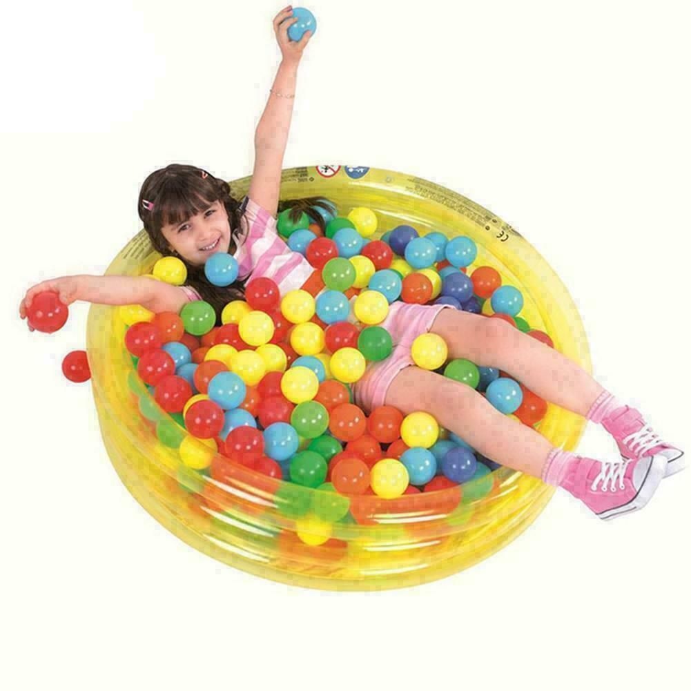 8CM Plastic Pit Balls For Children Ball Pits Kids Pool Play Multi Coloured R9X5