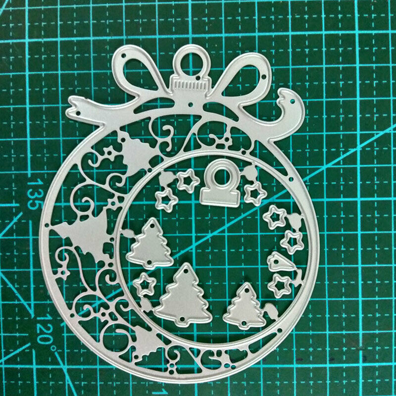 Christmas Cutting Dies Scrapbooking Die Stencil Mold Metal Craft Elk Embossing